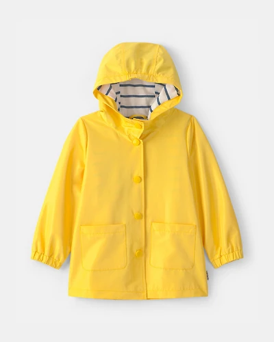 Toddler Boy Raincoat - Yellow