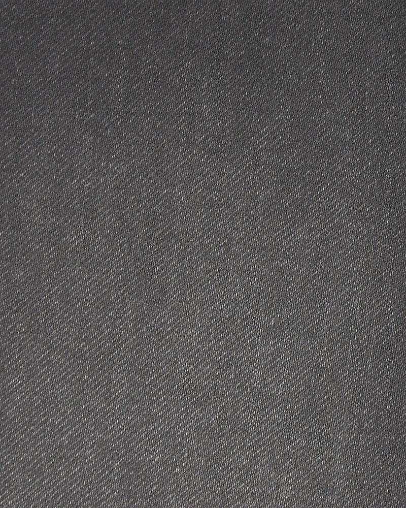 Boys Denim Drawstring Shorts - Black