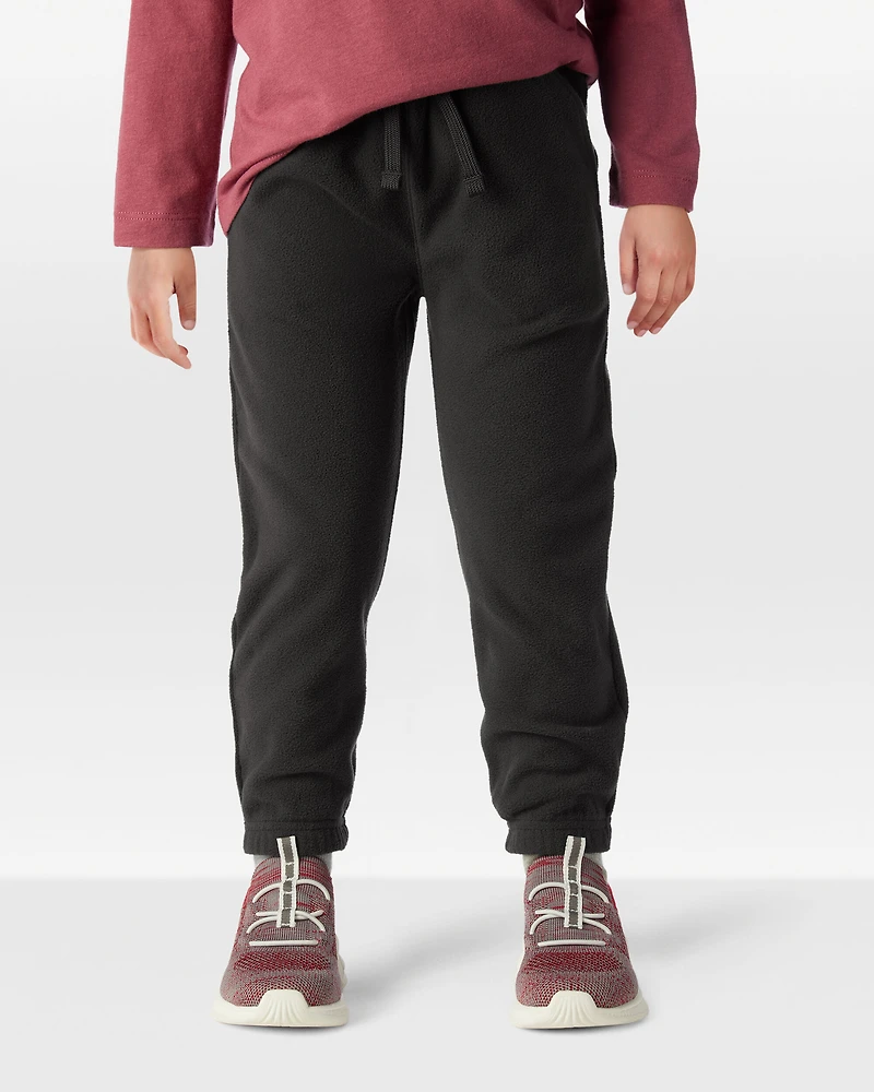 Toddler Boy Fleece Joggers - Black