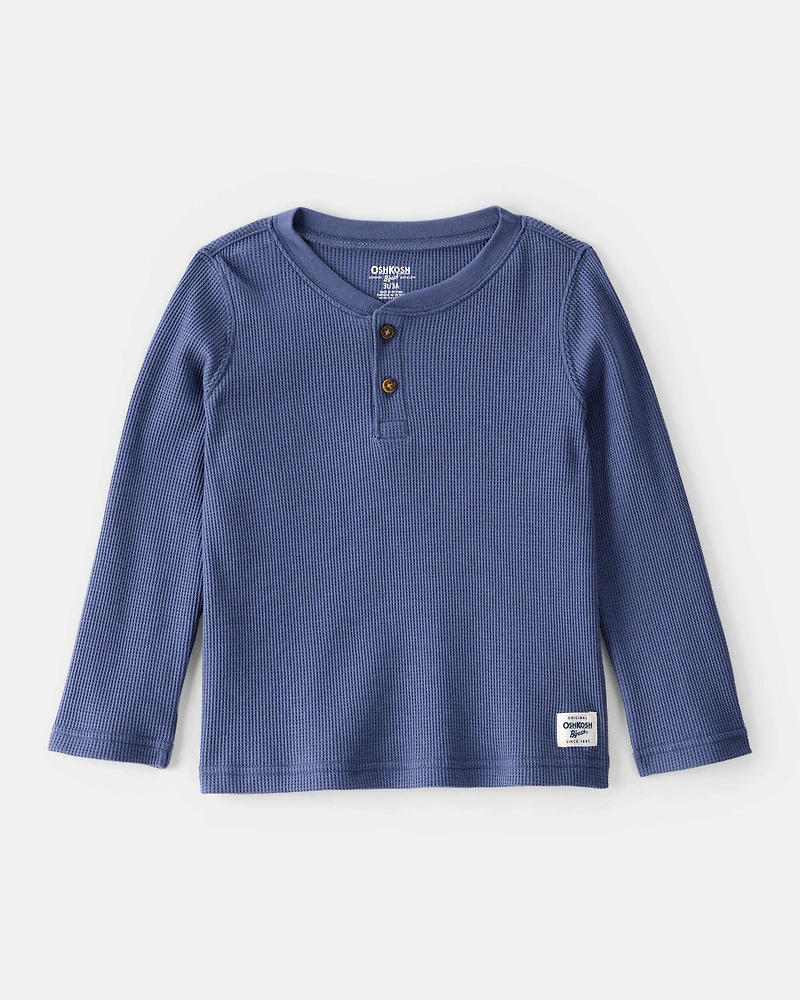Toddler Boy Long-Sleeve Henley Shirt