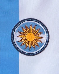 Baby Umbro Argentina Soccer Romper - Light Blue/White