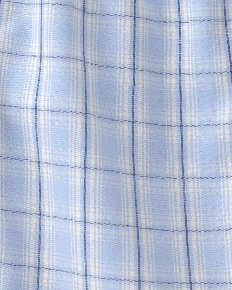 Boys 2-Pack Stripe Pajama Shorts - Blue