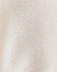 Toddler Girl Sherpa Zip-Up Jacket - Ivory