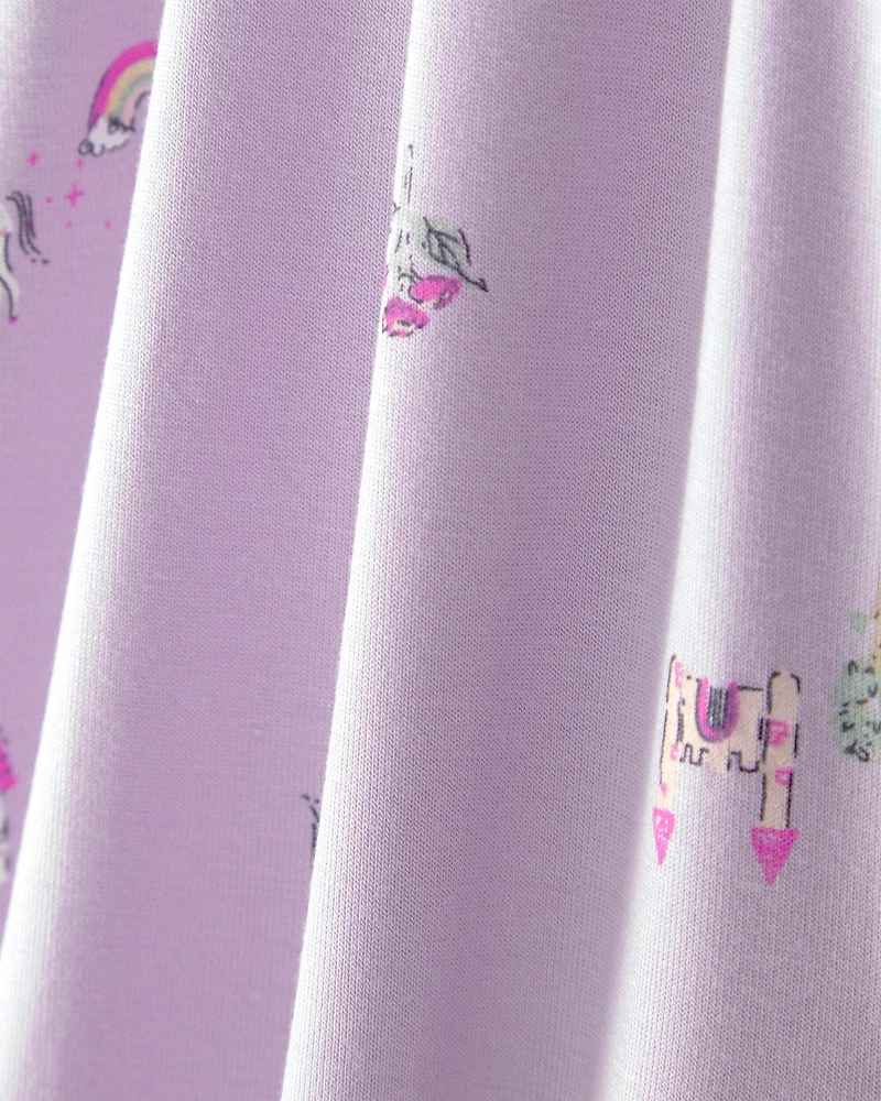 Baby Girl Fairytale 2-Way Zip PurelySoft Wearable Blanket - Purple