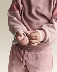 Toddler Girl Linda Wide Leg Pant - Mauve