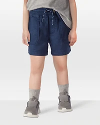 Toddler Pull-On Twill Shorts - Navy