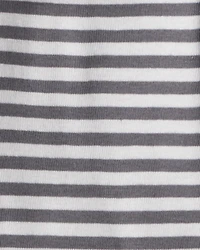 Baby Boy Yeti Print 100% Cotton Long-Sleeve Snug Fit 4-Piece Pajamas - Green/Grey