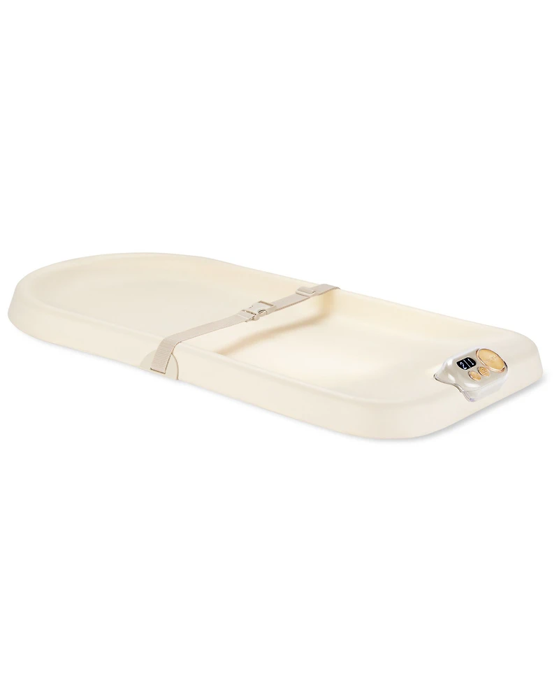 Nursery Style Light-Up Changing Pad & Diaper Tracker - Oat