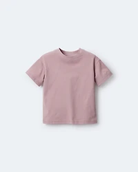 Toddler Short-Sleeve Relaxed Tee - Mauve