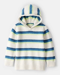 Boys Hooded Sweater - Cream