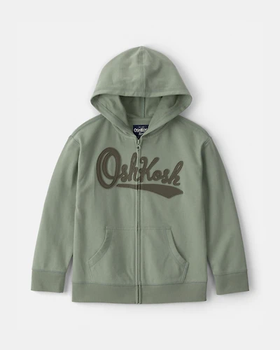 Kids OshKosh Logo Zip-Up Hoodie