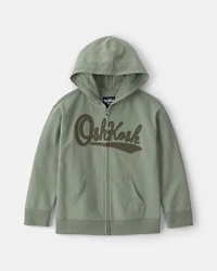 Kids OshKosh Logo Zip-Up Hoodie