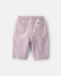 Baby Girl Barrel Pants - Purple