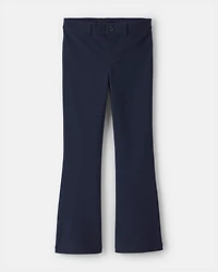Girls -Pack Uniform Ponte Flare Pants