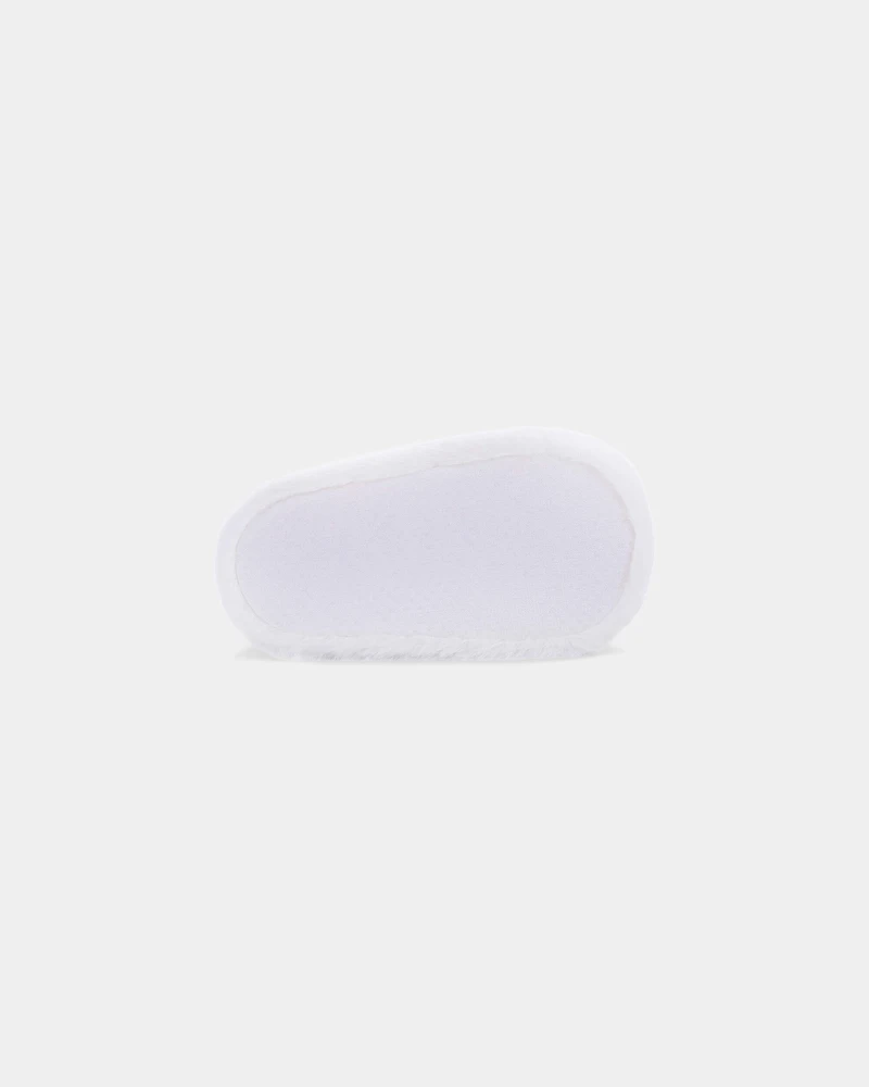 Girls Bunny Slippers - White