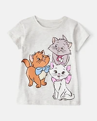 Toddler Girl Disney© The Aristocats Short-Sleeve Graphic Tee - Grey
