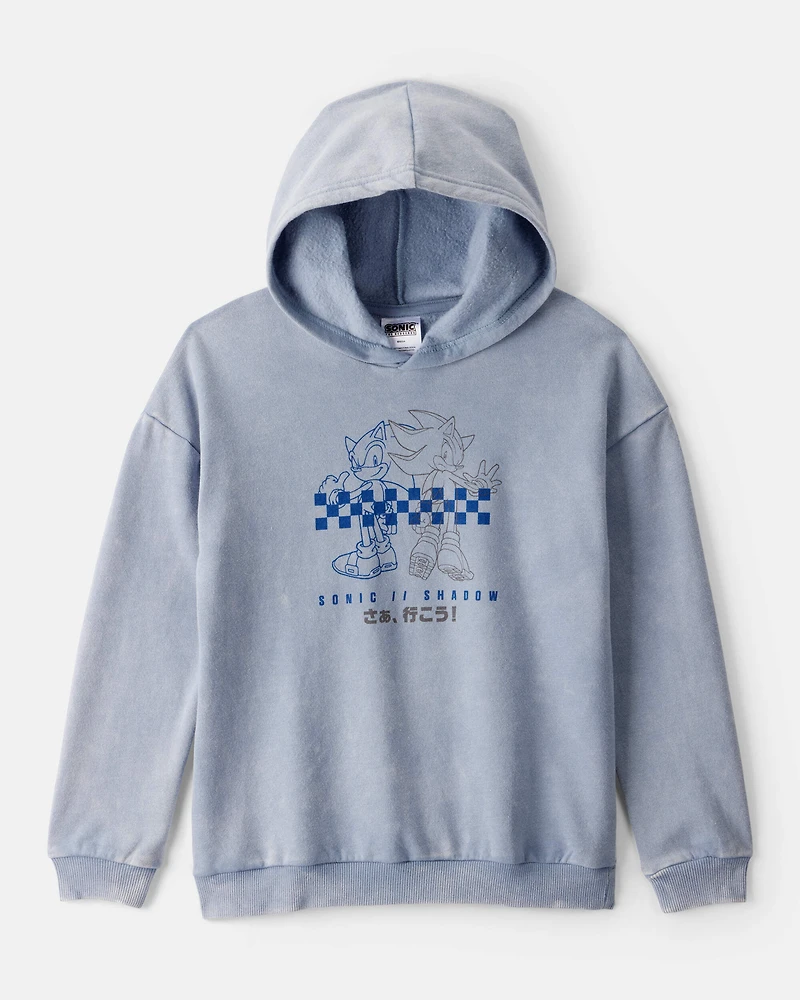 Boys Sonic the Hedgehog™ Long-Sleeve Pullover Hoodie - Blue
