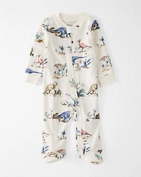 Baby Dinosaur Print Organic Cotton Sleep & Play Pajamas