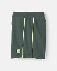 Toddler Boy French Terry Shorts - Olive Green
