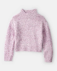 Girls Mock Neck Sweater