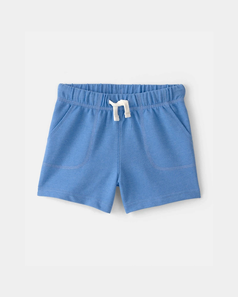 Toddler Boy French Terry Shorts - Blue