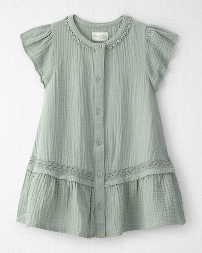 Toddler Girl Organic Cotton Gauze Dress