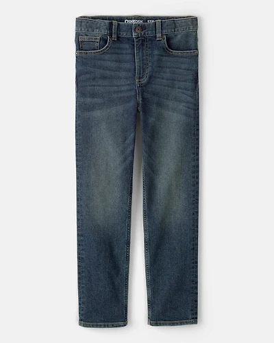 Kid Dark Wash Straight-Leg Jeans