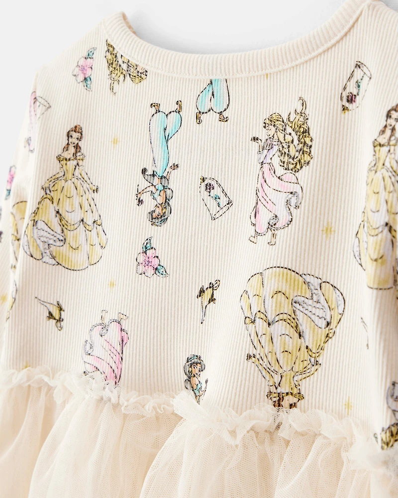 Baby Girl Disney Princess Long-Sleeve Tutu Dress