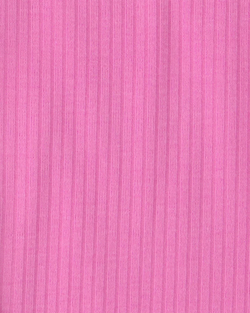 Baby Girl 2-Pack Flamingo PurelySoft Sleeveless Romper Set - Pink/Ivory