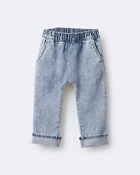 Toddler Playground Pant in Avenue Wash Denim - Blue