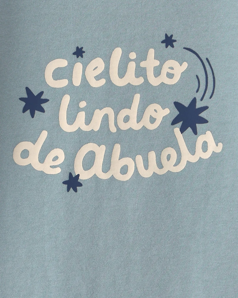 Baby 'Cielito Lindo De Abuela' Long-Sleeve Graphic Bodysuit - Blue