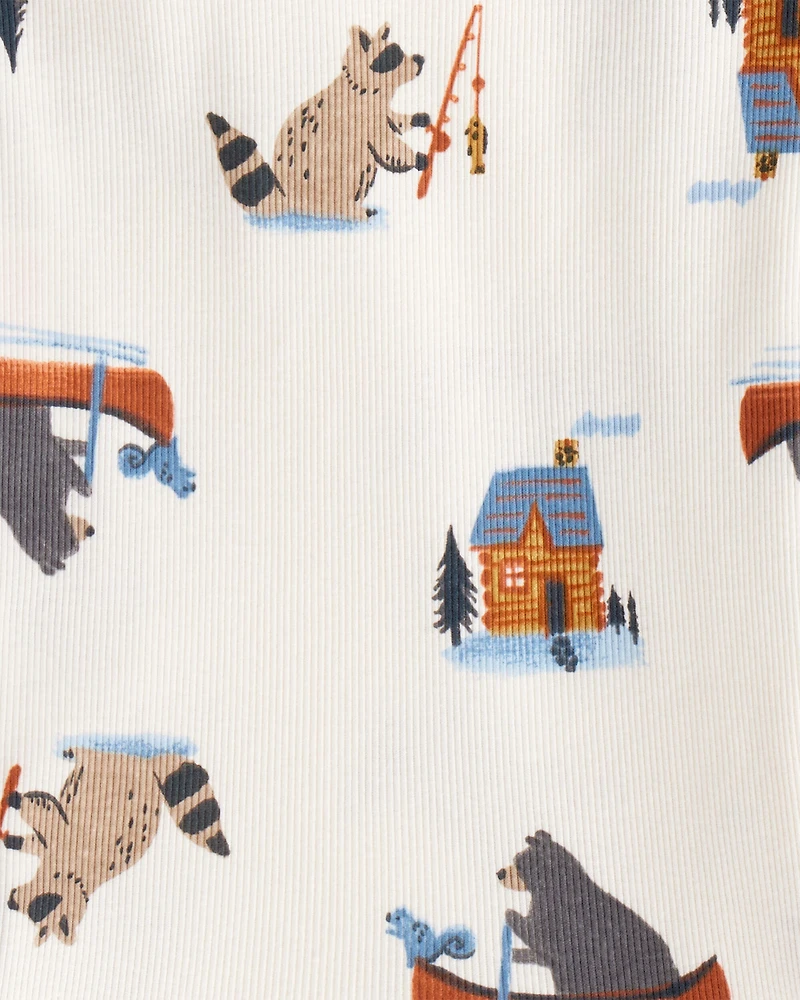 Toddler 2-Piece Woodland Creatures 100% Snug Fit Cotton Pajamas