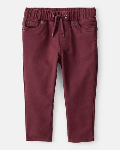 Baby Boy  Pull-On Slim Fit Pants - Red