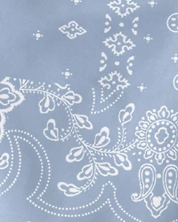 Boys Bandana Floral Swim Trunks - Blue