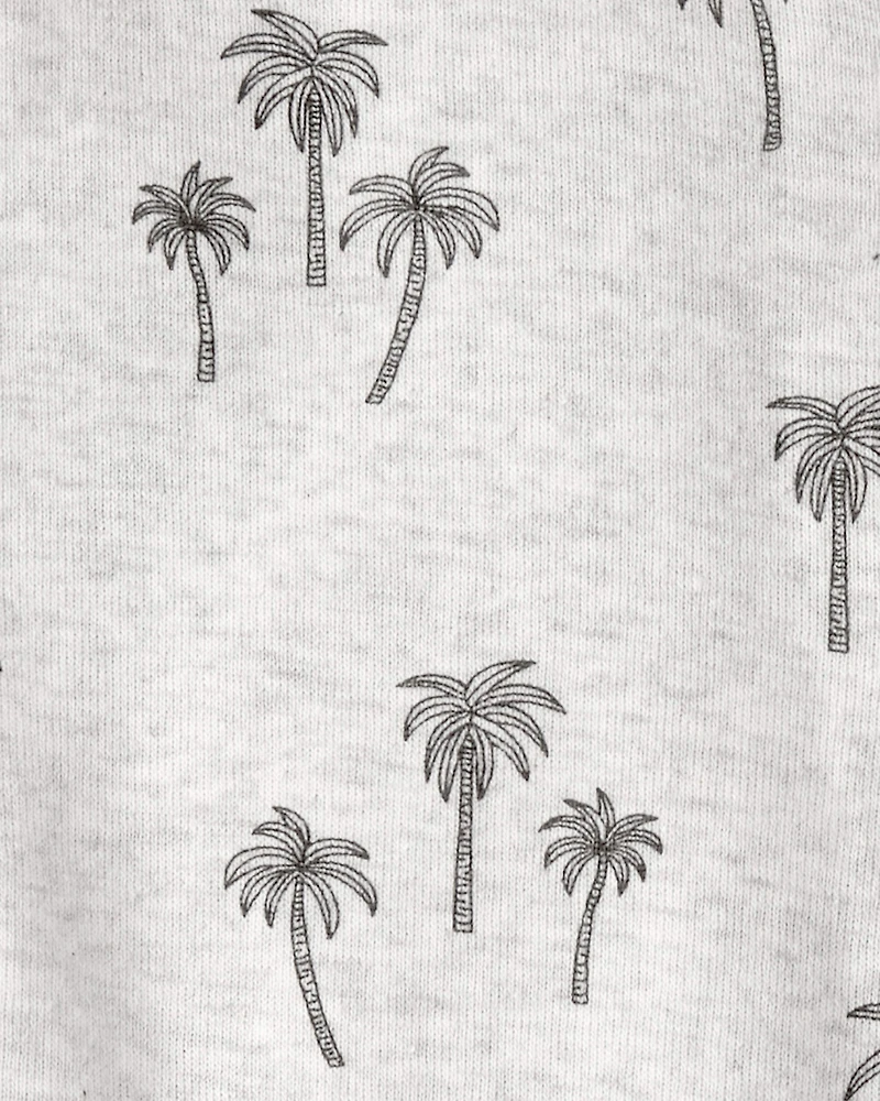 Baby Organic Cotton Sleep & Play Pajamas in Palm Trees