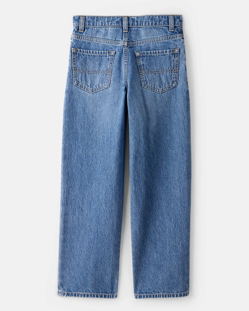 Boys Denim Relaxed Jeans - Blue