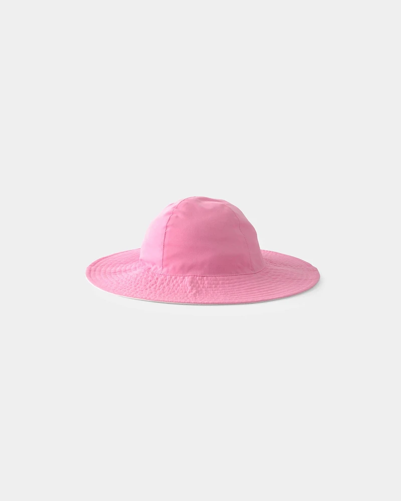 Toddler Girl Reversible Swim Hat - Pink/White