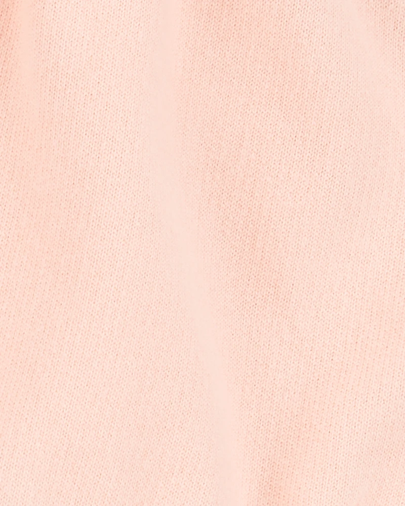 Baby Girl Pull-On French Terry Shorts - Pink