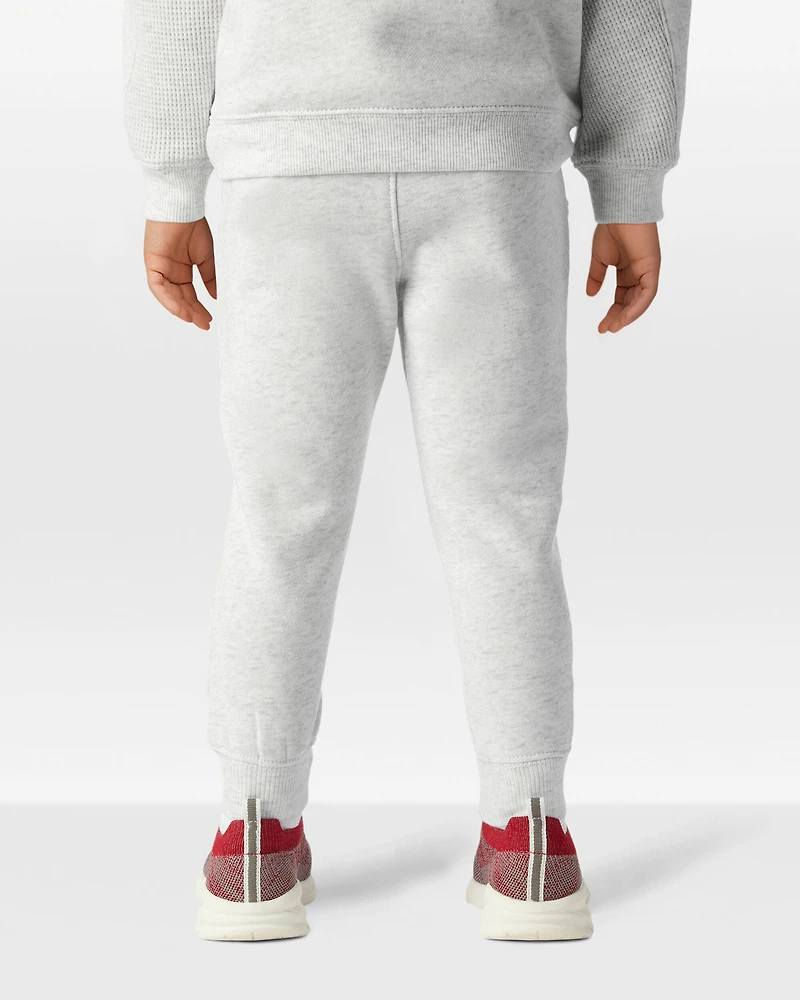 Toddler Boy DayDream Fleece Cotton Jogger - Grey