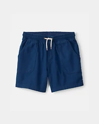 Boys 2-Piece Colorblock Pocket T-Shirt & Shorts Set - Green/Blue