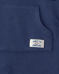 Baby Boy 3-Piece Fourth of July Overall Set - Navy/Cream