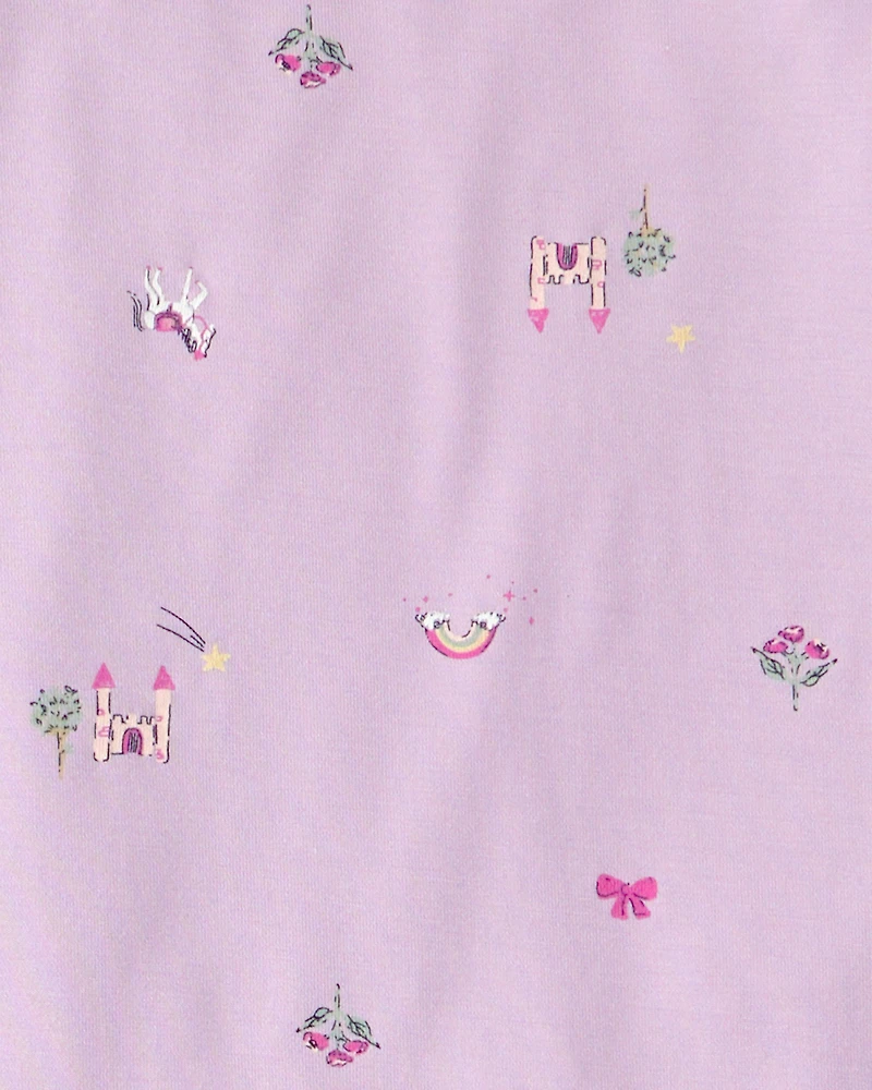 Girls Fairytale PurelySoft 2-Piece Pajama Set - Purple