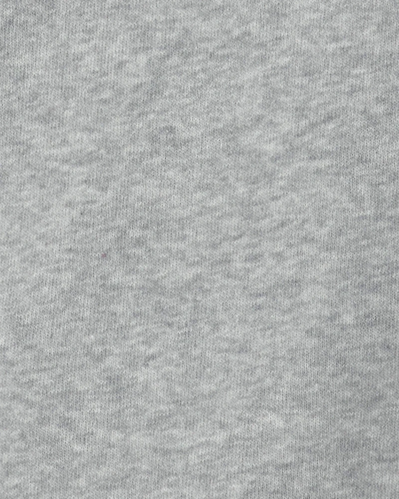 Boys Fleece Zip-Up Hoodie - Grey