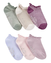 Toddler 6-Pack No Show Socks