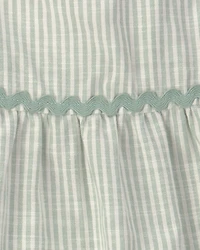 Baby Girl 2-Piece Striped Top & Pant Set - Green
