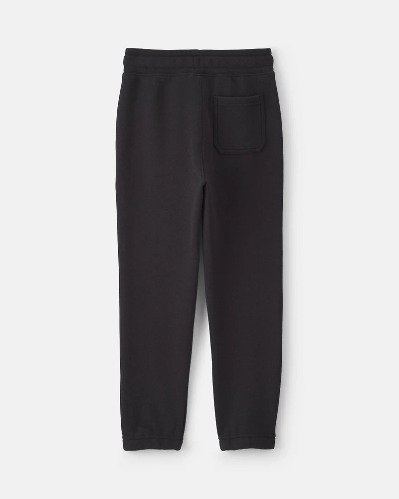 Boys Fleece Joggers - Black