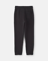Boys Fleece Joggers - Black