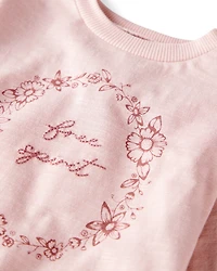 Baby Girl Organic Cotton Free Spirit Long-Sleeve Jersey Tee