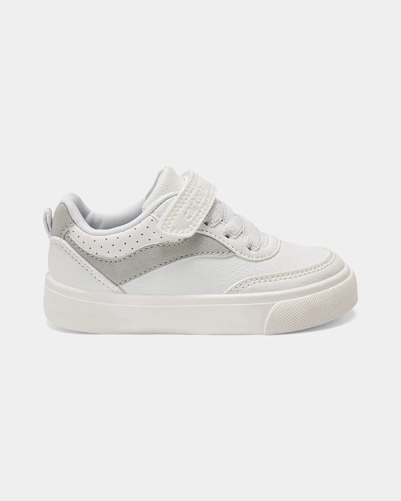 Toddler Boy Casual Shoes - White/Grey