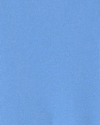 Girls Rib Short-Sleeve Dress - Blue